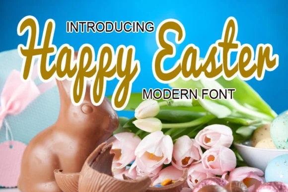 Happy Easter Font by ABBAsalam by ABBAsalam — Script Handwritten Font