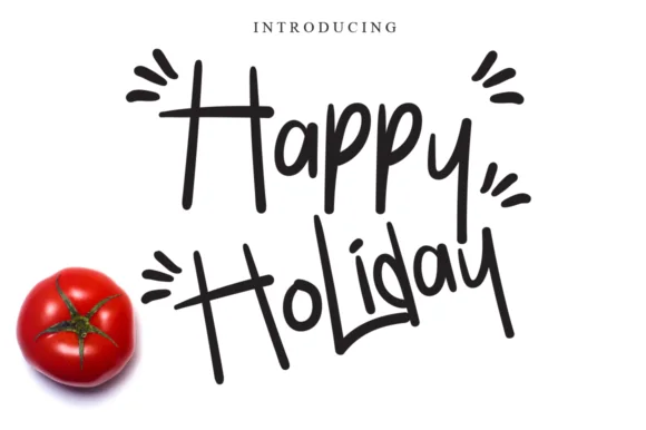 Happy Holiday Font by Garcio by Garcio — Script Handwritten Font