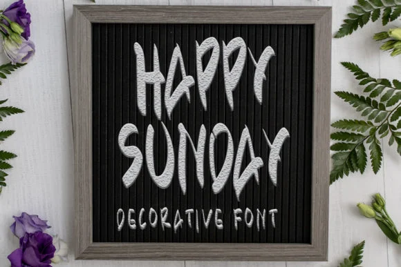 Happy Sunday Font by FL Space by FL Space — Script Handwritten Font