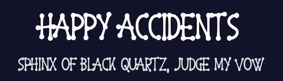 Happy Accidents by Chequered Ink — Decorative Font — thumbnail 2
