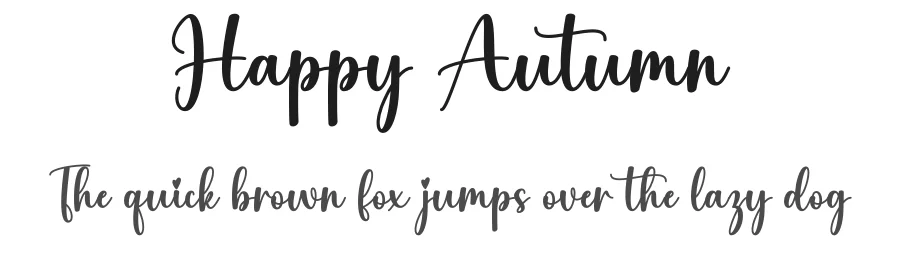 Happy Autumn