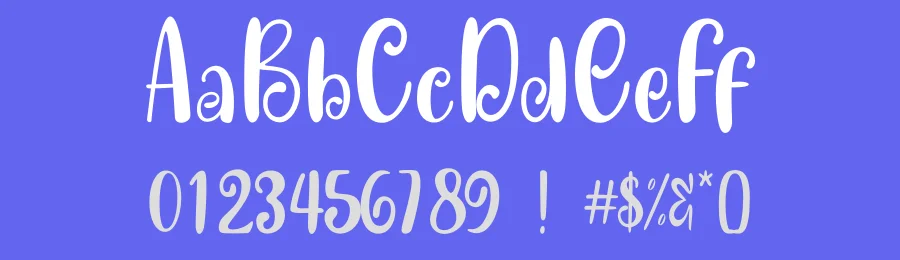 Happy Baby by MJB Letters — Decorative Font — thumbnail 3