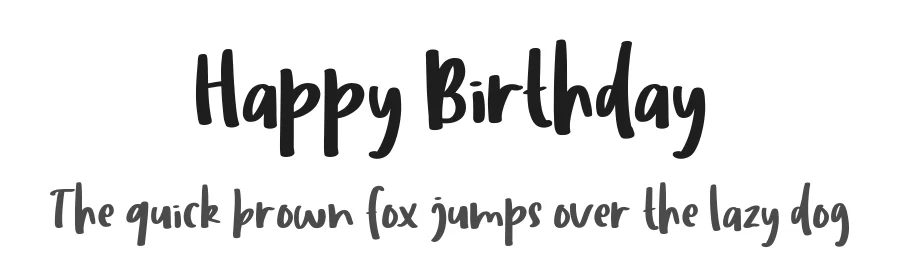 Happy Birthday