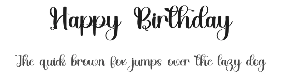 Happy Birthday