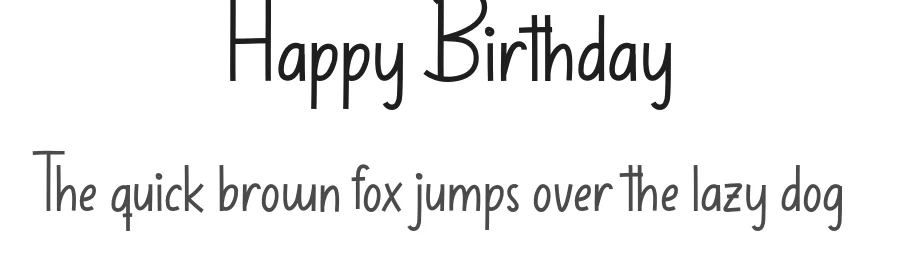 Happy Birthday