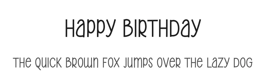 Happy Birthday