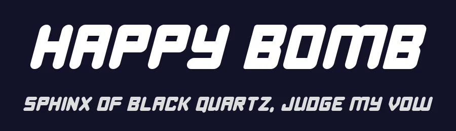 Happy Bomb by Hawtpixel — Sans Serif Font — thumbnail 2