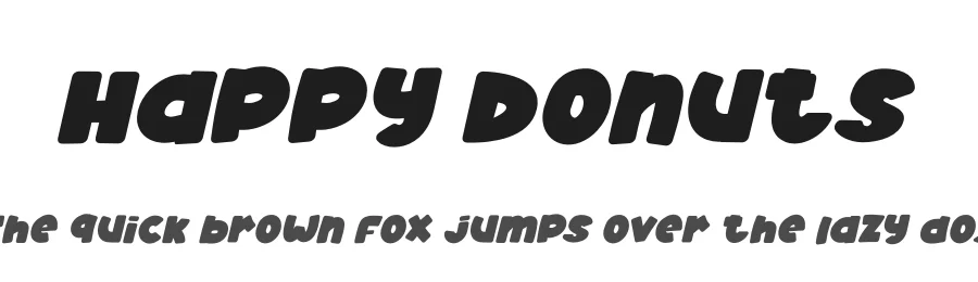 Happy Donuts by Letterena Studios — Decorative Font
