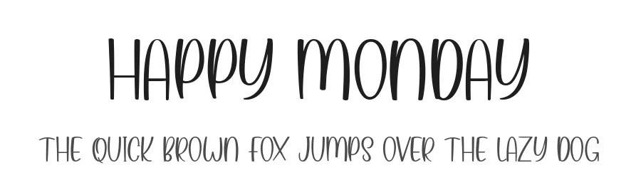 Happy Monday