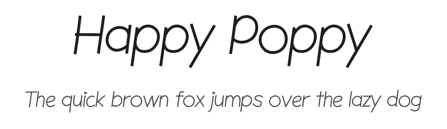Happy Poppy