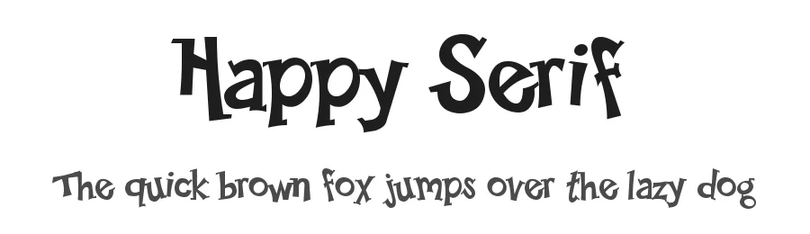 Happy Serif
