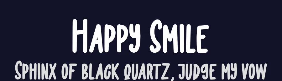 Happy Smile by FatmaStudio — Decorative Font — thumbnail 2