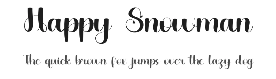 Happy Snowman