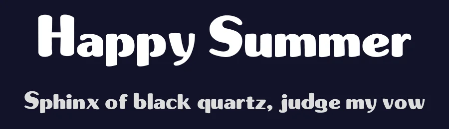 Happy Summer by Goodrichees — Decorative Font — thumbnail 2