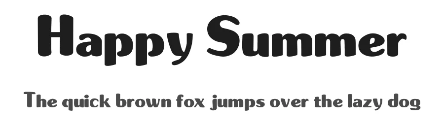 Happy Summer by Goodrichees β Decorative Font