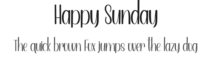 Happy Sunday