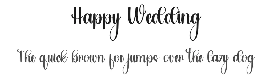 Happy Wedding