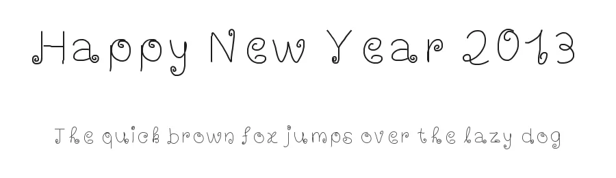 Happy New Year 2013