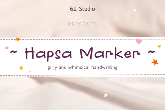 Hapsa Marker Font by 611 Studio — Script Handwritten Font