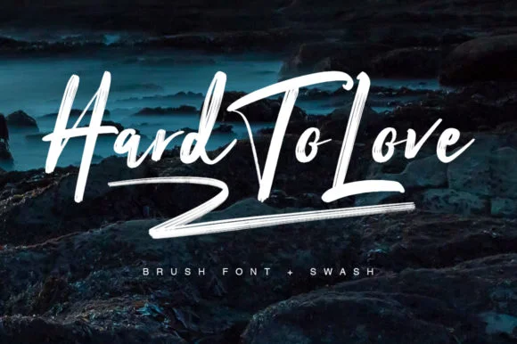 Hard to Love Font by Maulana Creative — Script Handwritten Font