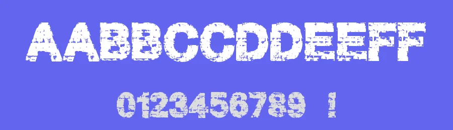 Hard Grunge by Jayde Garrow — Decorative Font — thumbnail 3