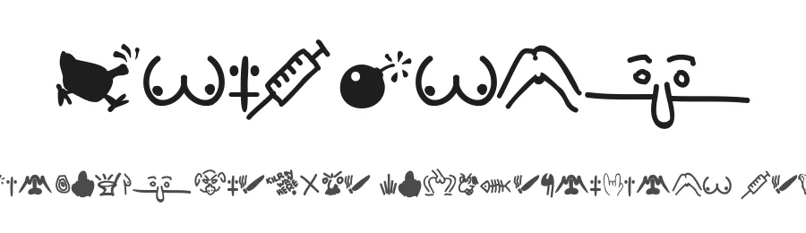 Hard Talk by Apostrophic Labs — Dingbats Font