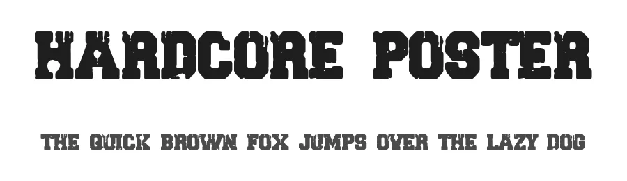 Hardcore Poster