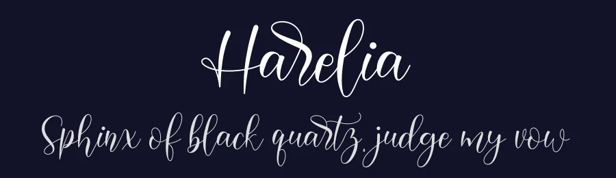 Harelia by NanaNissa — Script Handwritten Font — thumbnail 2