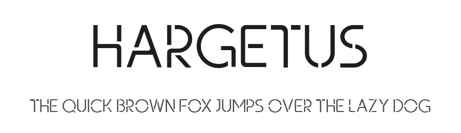 Hargetus by Bale โ Decorative Font