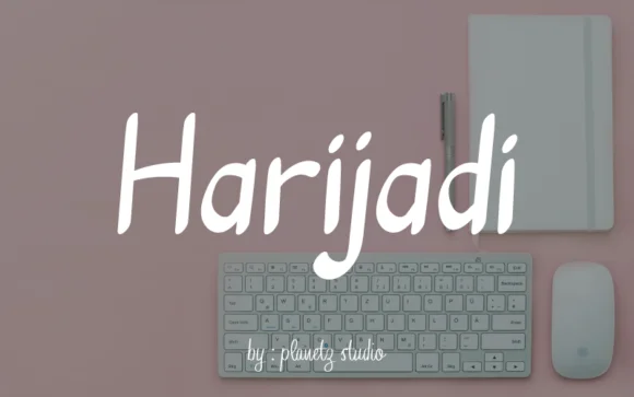 Harijadi Font by Planetz studio — Script Handwritten Font
