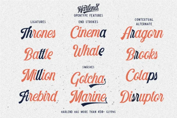 Harlend Font by Angin Studio — Script Handwritten Font — thumbnail 5