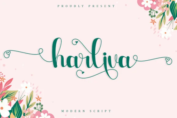 Harliva Font by Sakha Design — Script Handwritten Font