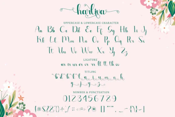 Harliva Font by Sakha Design — Script Handwritten Font — thumbnail 5