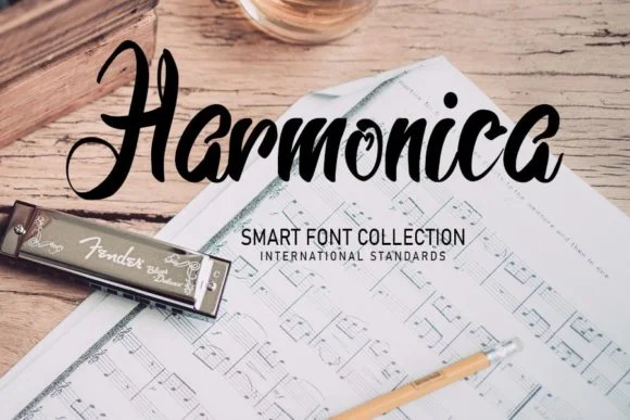 Harmonica Font by shiddiq.art by shiddiq.art — Script Handwritten Font
