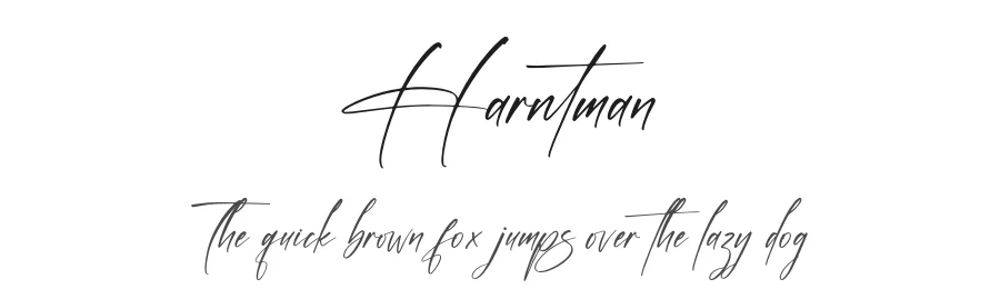 Harntman by Letterena Studios — Script Handwritten Font