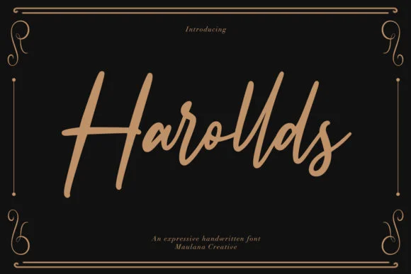 Harollds Font by Maulana Creative — Script Handwritten Font