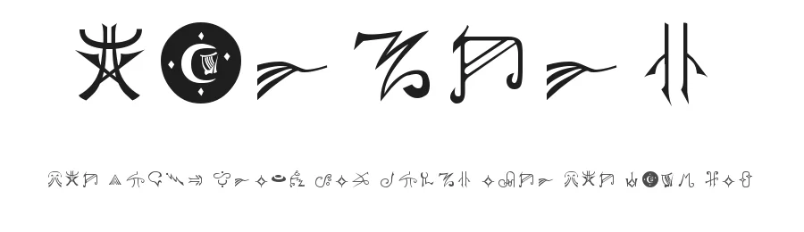 Harpers by Pixel Sagas — Dingbats Font