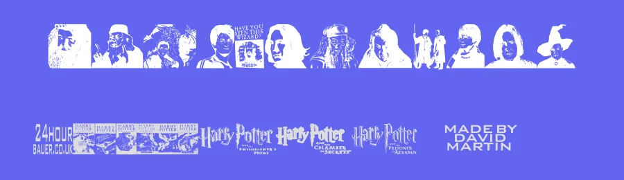 Harry Potter and the Dingbats by xstreamed.tv — Dingbats Font — thumbnail 3