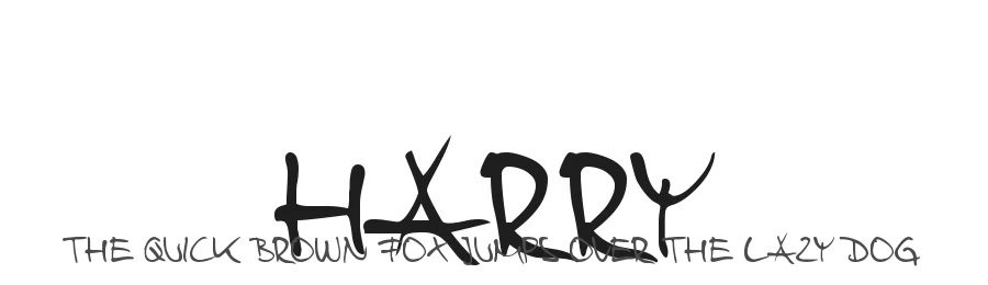 Harry by harrysdesign — Script Handwritten Font