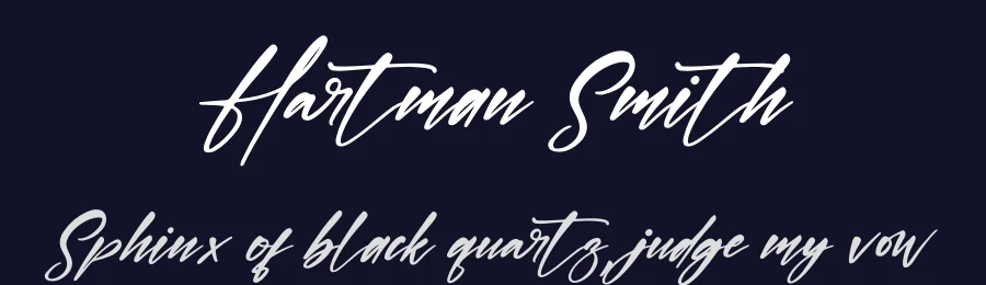 Hartman Smith by Perspectype Studio - Letterena.com — Script Handwritten Font — thumbnail 2