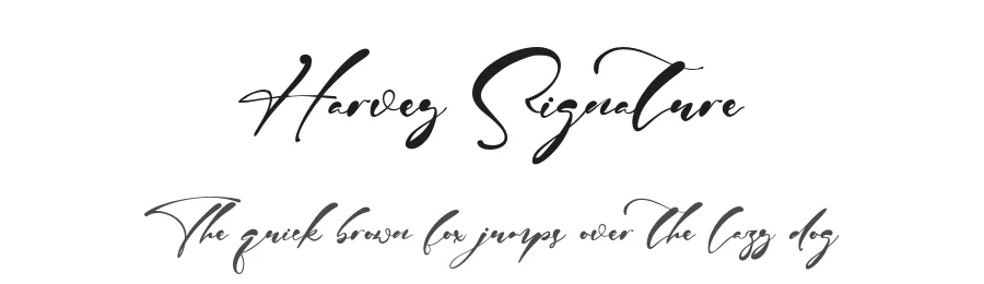Harvey Signature