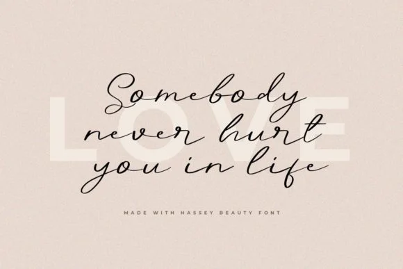Hassey Font by Graphicfresh — Script Handwritten Font — thumbnail 3