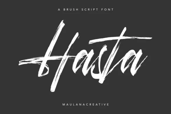 Hasta Font by Maulana Creative — Script Handwritten Font