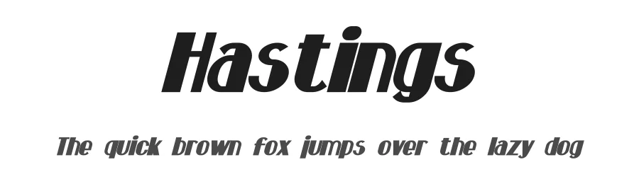 Hastings by Pixel Sagas — Decorative Font