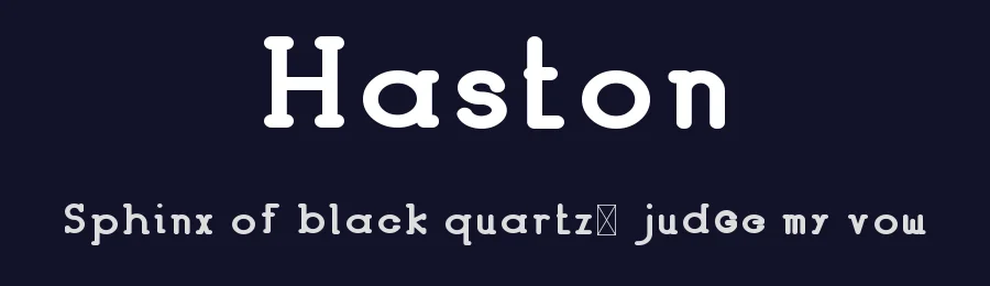 Haston by Edric Studio — Serif Font — thumbnail 2