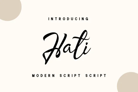Hati Font by GFRcreative — Script Handwritten Font