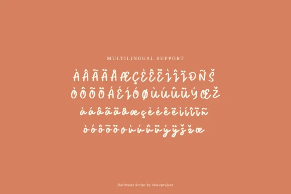 Hatimune Font by ahweproject — Script Handwritten Font — thumbnail 4