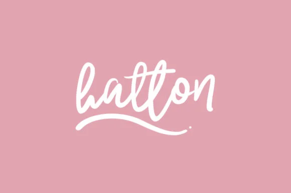 Hatton Font by Maulana Creative — Script Handwritten Font