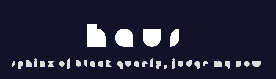 Haus by FontBlast Design — Display Font — thumbnail 2