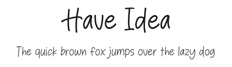 Have Idea